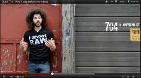 Quick Tip – Why I clap before my videos