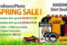 Announcing the I Shoot RAW SPRING SALE